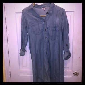 Denim Long Sleeve Dress